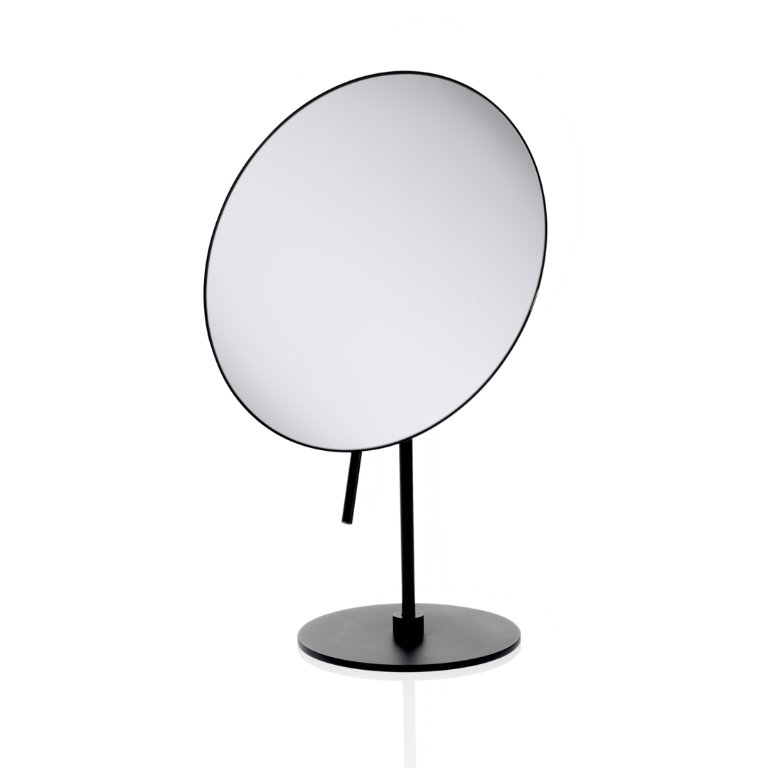 Косметическое зеркало, DECOR WALTHER, SPT 71, 5-кратное увеличение, цвет черный матовый