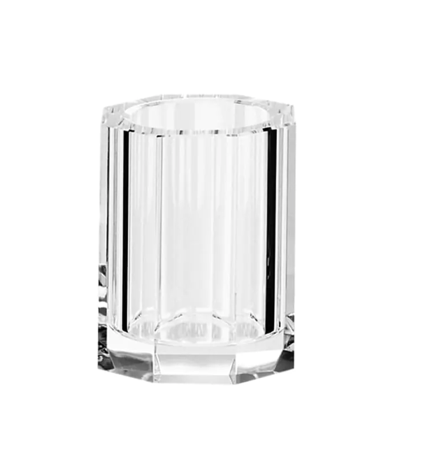 Стакан настольный DECOR WALTHER KRISTALL, 10х7х7 см, прозрачный кристалл